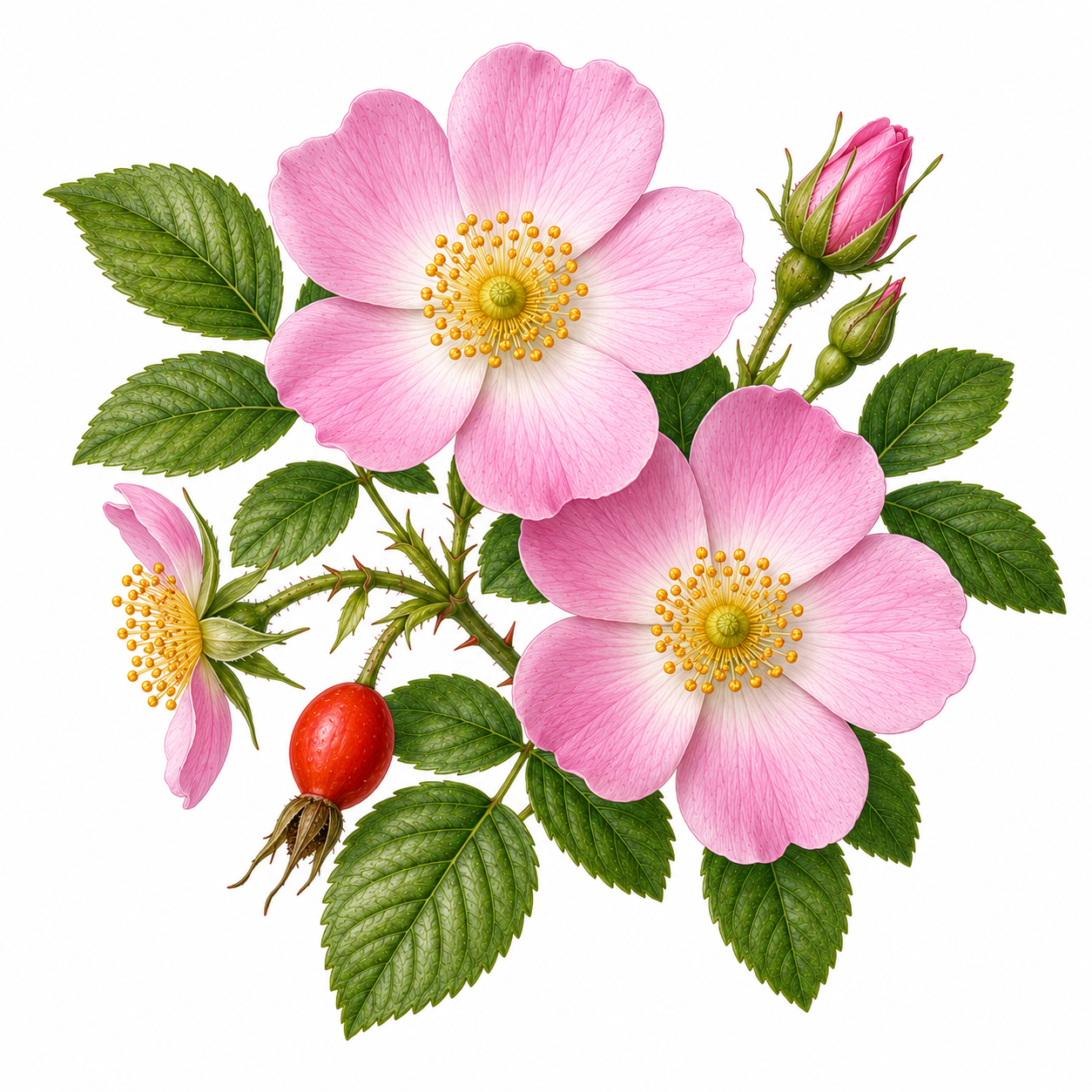 Iowa state flower, Wild Prairie Rose