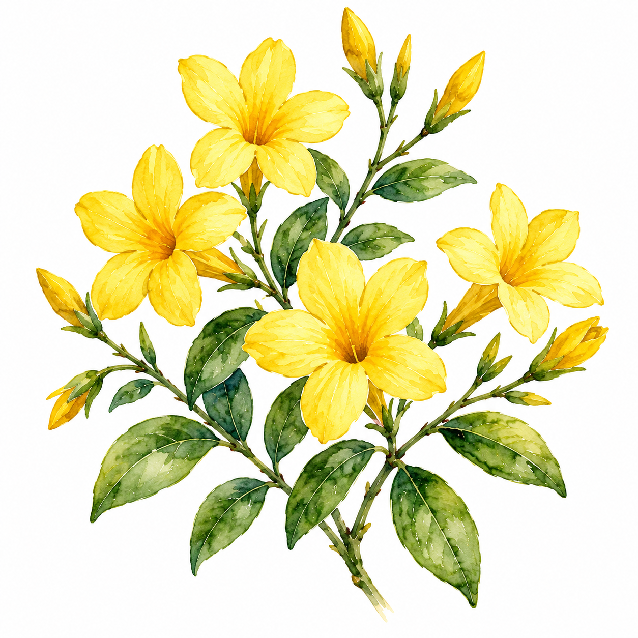 South Carolina state flower, Yellow Jessamine