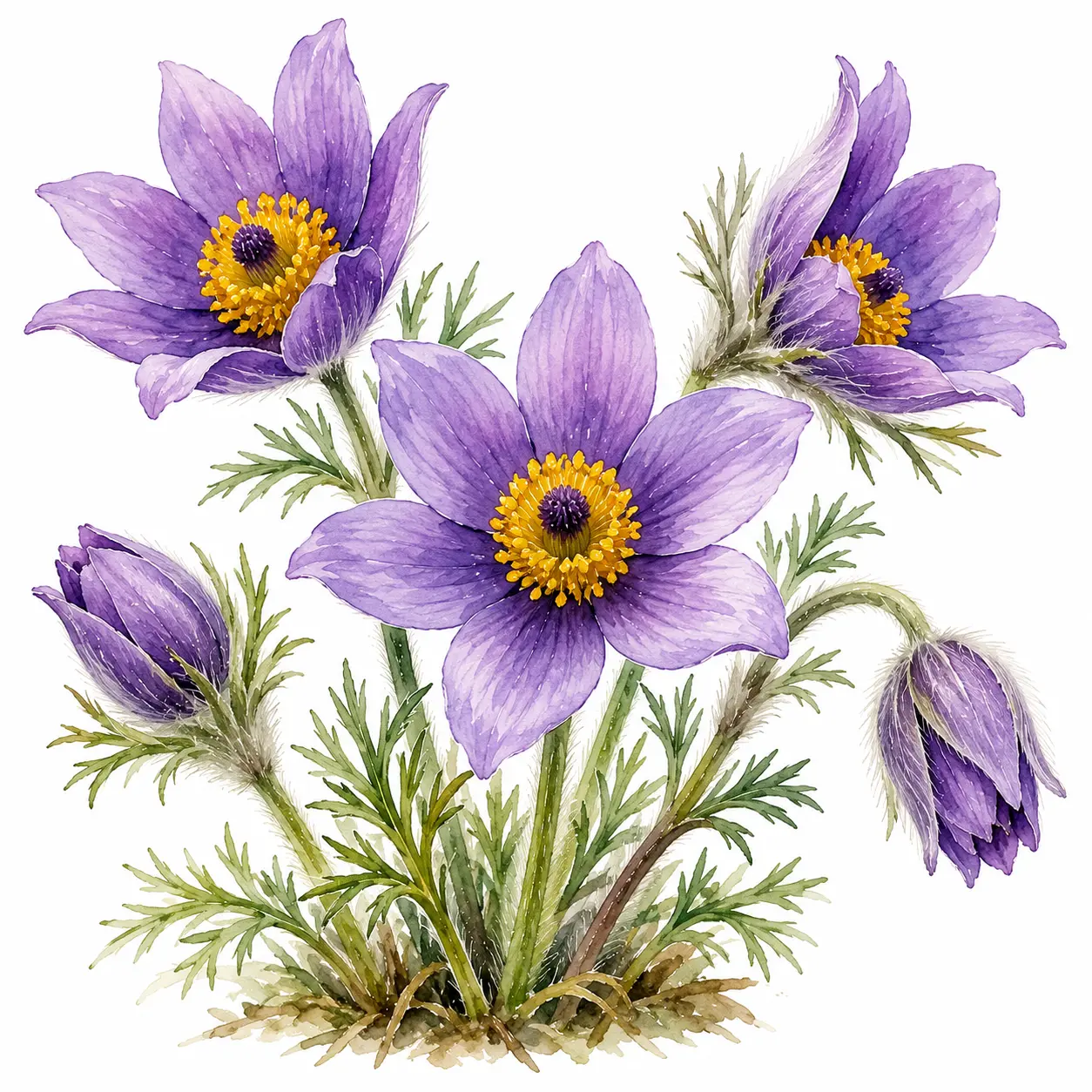 South Dakota state flower, American Pasque Flower